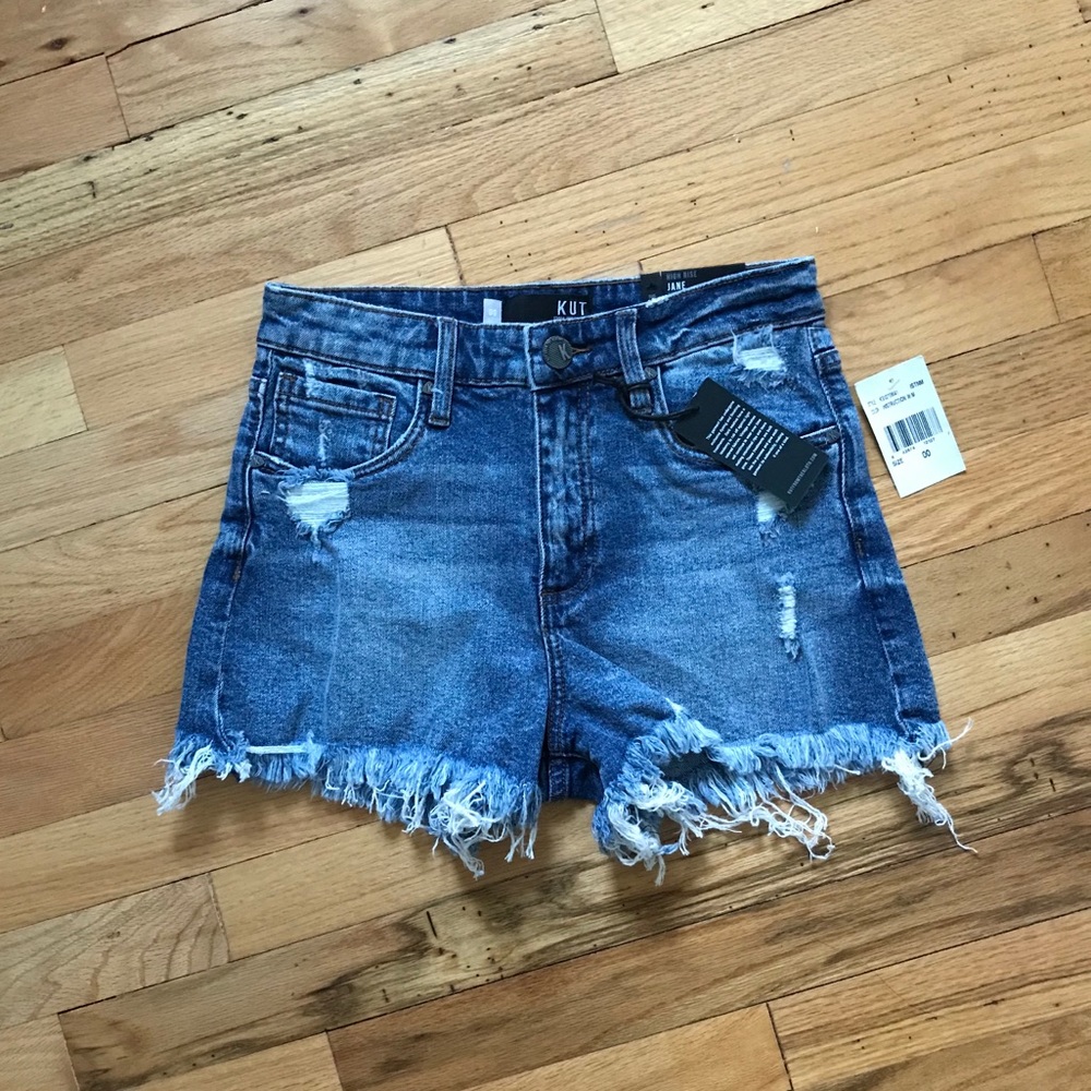 Denim shorts